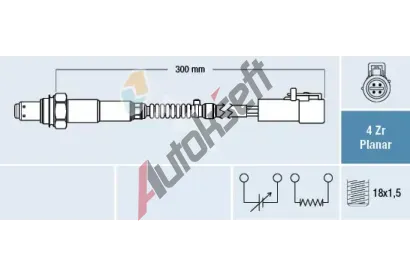 FAE Lambda sonda FAE 77418, 77418