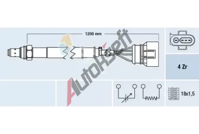 FAE Lambda sonda FAE 77460, 77460