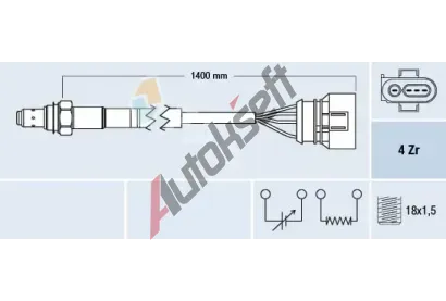 FAE Lambda sonda FAE 77461, 77461