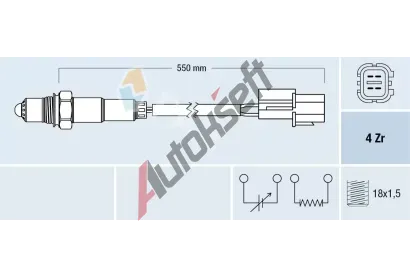 FAE Lambda sonda FAE 77475, 77475 FAE Lambda sonda FAE 77475, 77475