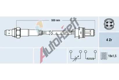 FAE Lambda sonda FAE 77504, 77504