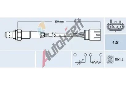 FAE Lambda sonda FAE 77586, 77586