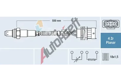 FAE Lambda sonda FAE 77670, 77670