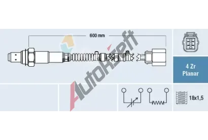 FAE Lambda sonda FAE 77684, 77684 FAE Lambda sonda FAE 77684, 77684