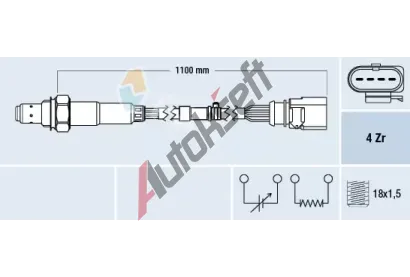 FAE Lambda sonda FAE 77702, 77702