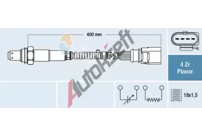 FAE Lambda sonda FAE 77704, 77704