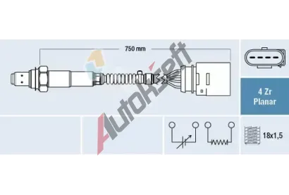 FAE Lambda sonda FAE 77911, 77911