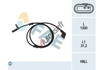 FAE Snímač počtu otáček kol FAE 78037, 78037 FAE Snímač počtu otáček kol FAE 78037, 78037
