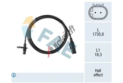 FAE Snímač počtu otáček kol FAE 78748, 78748 FAE Snímač počtu otáček kol FAE 78748, 78748