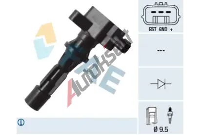 FAE Zapalovací cívka FAE 80283, 80283 FAE Zapalovací cívka FAE 80283, 80283