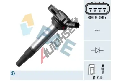 FAE Zapalovací cívka FAE 80337, 80337 FAE Zapalovací cívka FAE 80337, 80337