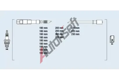 FAE Sada kabel pro zapalovn FAE 85054, 85054