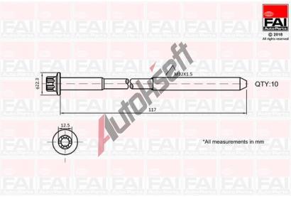 FAI AutoParts Sada roub pro hlavy vlc FAI B1018, B1018