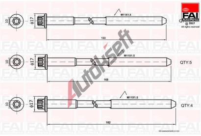 FAI AutoParts Sada roub pro hlavy vlc FAI B1058, B1058