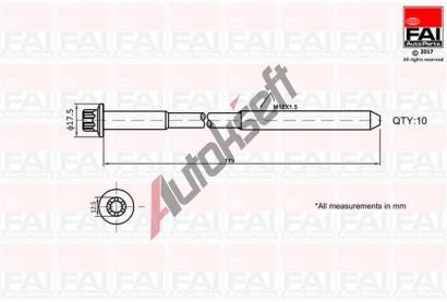 FAI AutoParts Sada roub pro hlavy vlc FAI B1401, B1401
