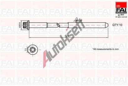 FAI AutoParts Sada roub pro hlavy vlc FAI B292, B292