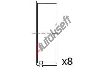 FAI AutoParts Ojniční ložisko FAI BB2003-STD, BB2003-STD  FAI AutoParts Ojniční ložisko FAI BB2003-STD, BB2003-STD