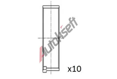 FAI AutoParts Ojnin loisko FAI BB2075-STD, BB2075-STD
