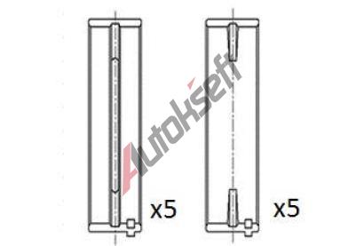 FAI AutoParts Ložiska klikového hřídele FAI BM1066-025, BM1066-025 FAI AutoParts Ložiska klikového hřídele FAI BM1066-025, BM1066-025