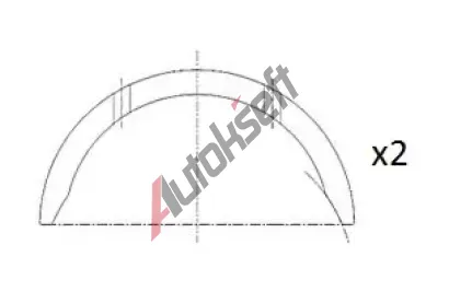FAI AutoParts Distann kotou klikovho hdele FAI BT3007-STD, BT3007-STD