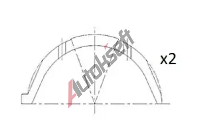FAI AutoParts Distann kotou klikovho hdele FAI BT3009-STD, BT3009-STD