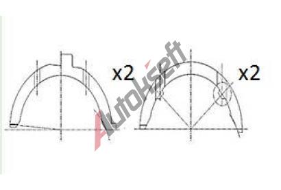 FAI AutoParts Distann kotou klikovho hdele FAI BT3011-STD, BT3011-STD
