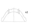 Distann kotou klikovho hdele FAI AutoParts ‐ FAI BT3013-STD