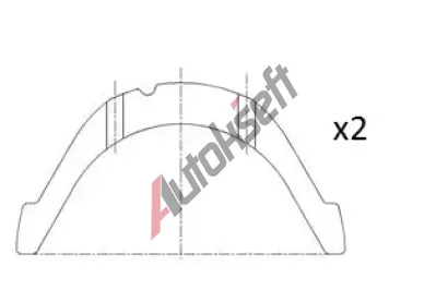FAI AutoParts Distann kotou klikovho hdele FAI BT3013-STD, BT3013-STD