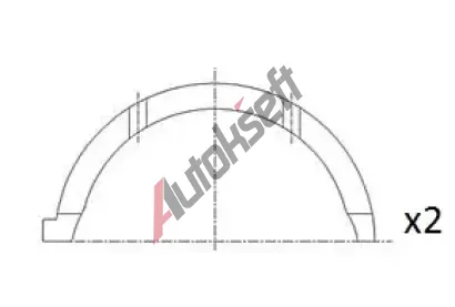 FAI AutoParts Distanční kotouč klikového hřídele FAI BT3043-STD, BT3043-STD  FAI AutoParts Distanční kotouč klikového hřídele FAI BT3043-STD, BT3043-STD