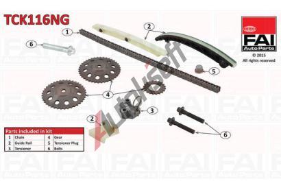 FAI AutoParts Sada rozvodovho etzu FAI TCK116NG, TCK116NG
