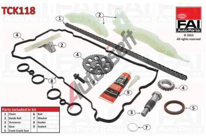 FAI AutoParts Sada rozvodovho etzu FAI TCK118, TCK118