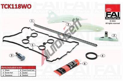 FAI AutoParts Sada rozvodovho etzu FAI TCK118WO, TCK118WO