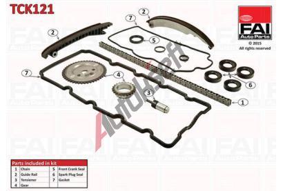 FAI AutoParts Sada rozvodovho etzu FAI TCK121, TCK121
