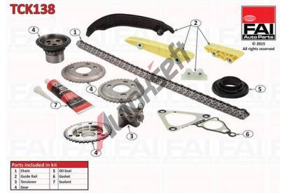FAI AutoParts Sada rozvodovho etzu FAI TCK138, TCK138