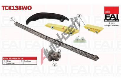 FAI AutoParts Sada rozvodovho etzu FAI TCK138WO, TCK138WO