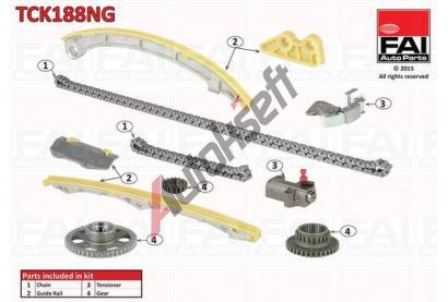 FAI AutoParts Sada rozvodov�ho �et�zu FAI TCK188NG, TCK188NG