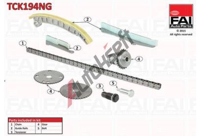 FAI AutoParts Sada rozvodovho etzu FAI TCK194NG, TCK194NG