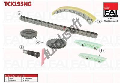 FAI AutoParts Sada rozvodovho etzu FAI TCK195NG, TCK195NG
