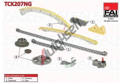 FAI AutoParts Sada rozvodov�ho �et�zu FAI TCK207NG, TCK207NG