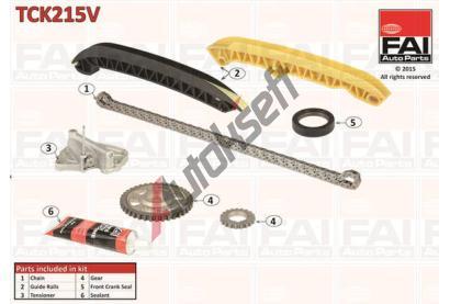 FAI AutoParts Sada rozvodového řetězu FAI TCK215, TCK215 FAI AutoParts Sada rozvodového řetězu FAI TCK215, TCK215