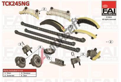 FAI AutoParts Sada rozvodovho etzu FAI TCK245NG, TCK245NG