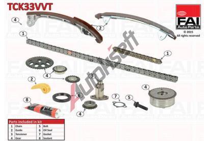 FAI AutoParts Sada rozvodovho etzu FAI TCK33VVT, TCK33VVT
