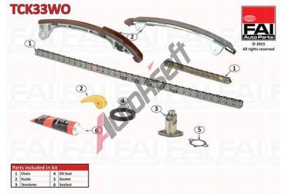 FAI AutoParts Sada rozvodovho etzu FAI TCK33WO, TCK33WO