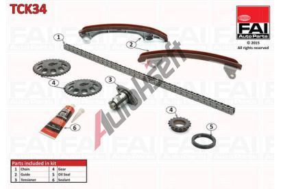 FAI AutoParts Sada rozvodovho etzu FAI TCK34, TCK34