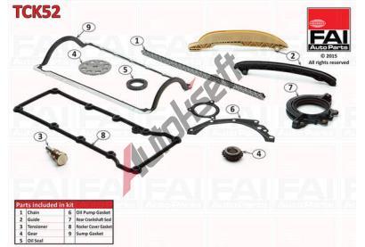 FAI AutoParts Sada rozvodovho etzu FAI TCK52, TCK52