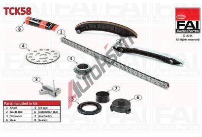 FAI AutoParts Sada rozvodovho etzu FAI TCK58, TCK58