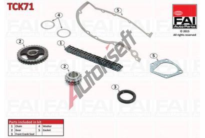 FAI AutoParts Sada rozvodovho etzu FAI TCK71, TCK71