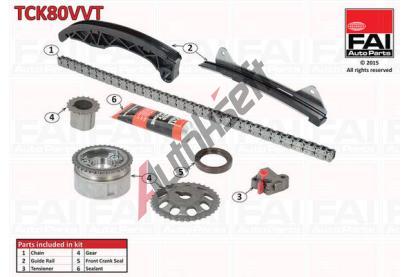 FAI AutoParts Sada rozvodovho etzu FAI TCK80VVT, TCK80VVT
