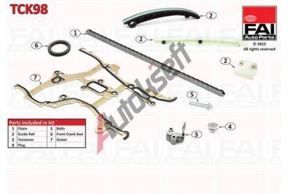 FAI AutoParts Sada rozvodovho etzu FAI TCK98, TCK98