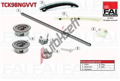 FAI AutoParts Sada rozvodov�ho �et�zu FAI TCK98NGVVT, TCK98NGVVT